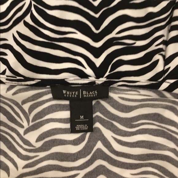 WHBM Black and White Striped Tank - Picture 13 of 14